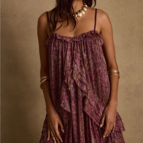 12th Tribe Ruffle Mini Dress - Picture 2 of 8